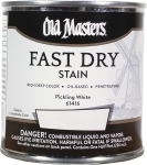 Old Masters® 61416 0.5 pt Pickled White Oil Base Rich Deep Color Fast Dry Stain