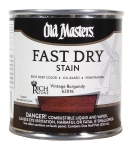 Old Masters® 62016 0.5 pt Vintage Burgundy Oil Base Rich Deep Color Fast Dry Stain