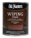 Old Masters® 11404 1 qt Can Red Mahogany Clear Rich Deep Color Wiping Stain