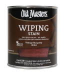 Old Masters® 15104 1 qt Can Vintage Burgundy Clear Rich Deep Color Wiping Stain