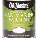 Old Masters® 92404 1 qt Pail Clear Satin Exterior Spar Marine Varnish