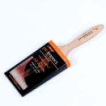 Linzer Products Pro Impact™ 2160 0300 3 in Polyester Blend Natural Wood Handle Angle Sash Varnish and Wall Paint Brush