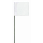 SWANSON® FWT21100 White PVC 2 in Stake Flag