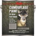 Yenkin-Majestic Majic Paints 8-0853-2 1 qt Can Bark Gray Flat Exterior Camouflage Alkyd Enamel Paint