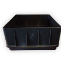 AK Industries AKS10901 HDPE 16 in Width x 16 in Depth x 8 in Length Distribution Box Septic Tank Riser