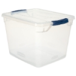 RMCC300014 Rubbermaid 30 quart storage box with latch