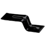 National Hardware™ N351-503 15BC 6-1/2 in Hot Rolled Steel Black Bar Holder