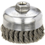 Makita® A-98463 Knot Wire 4 in 5/8-11 Carbon Steel Cup Brush