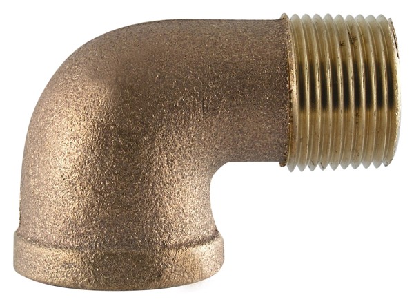 UNLBRSE-03 3/8 INCH BRONZE 90 FEET ST ELB NO LEAD