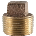 American Granby NLBP1/4 1/4 in MIP Bronze Square Head Plug