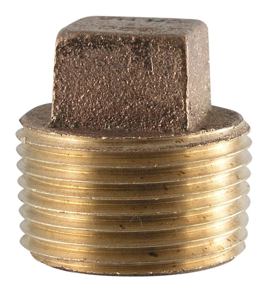 American Granby NLPB3/8 3/8 in MIP Bronze Square Head Plug