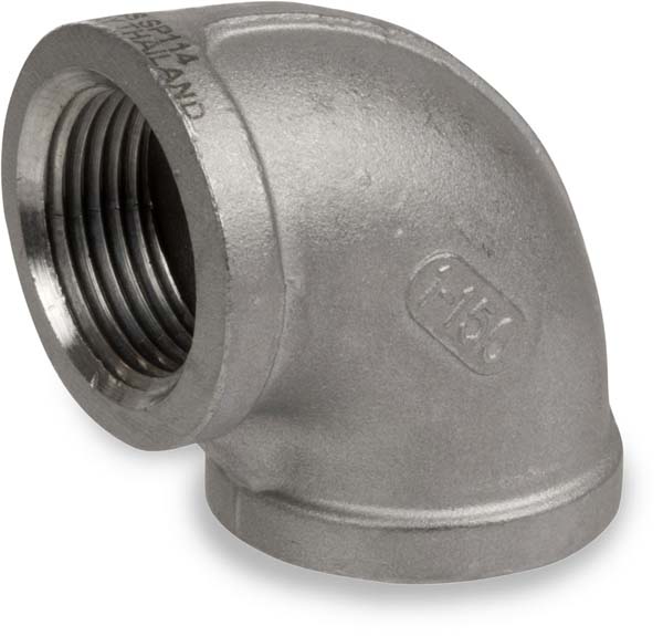 Smith-Cooper International SCI® S3014E 012B 1-1/4 in FPT 304 Stainless Steel 90 deg Pipe Elbow