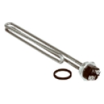 Camco 02583SKP 1 in NPS Copper Tube, Carbon Steel Bushing/Flange Screw-In Foldback Low Watt Density Water Heater Element