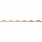 Onduline North America Tuftex® 2212D SeaCoaster™ Wood Brown 6 ft Round Roof Panel Closure Strip