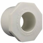 Charlotte Pipe PVC 02107 0900HA 1-1/4 in x 1/2 in Spigot x Slip PVC Pipe Reducer Bushing