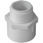 Charlotte Pipe PVC 02109 0800HA 3/4 in Slip x MIP PVC Pipe Adapter