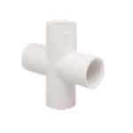 Ipex Xirtec® 420005 1/2 in Socket White Pipe Cross