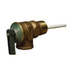 Cash Acme 18822A-0150 3/4 in MNPT x FNPT Bronze Temperature & Pressure Relief Valve