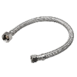 Mueller Industries B&K™ 496-002 Braided Stainless Steel 3/8 in Compression Faucet Supply Line