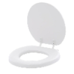 Bemis 15EC Round White Closed Soft Toilet Seat