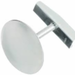 Plumb Pak Corporation PP21501 1-3/4 in Chrome Bolt and Wing Nut Faucet Hole Cover