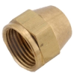 Anderson Metals 754014-05 5/16 in Flare Brass 45 deg Flared Short Nut