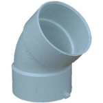 Normandy Products Company V-504 4 in Hub PVC 45 deg Pipe Elbow