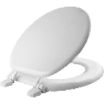 Bemis 400TTAWHITE 16-15/16 In Round White Toilet Seat