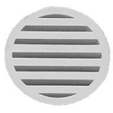 Normandy Products Company V-1803 3 in White PVC Sewer Drain Grate