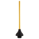 Homewerks Faucets LDR 512 3410 Wood Handle, Rubber Plunger Power HD Toilet Plunger