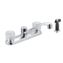 Homewerks Faucets LDR 013 3401CP 2 Handle Kitchen Faucet