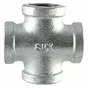 LDR STZ 311 CR-1 1 in Galvanized Material Pipe Cross