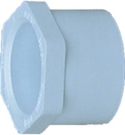 Charlotte Pipe PVC 02107 1150HA 1-1/2 in x 1 in Spigot x Slip PVC Pipe Reducer Bushing