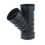 Advanced Drainage Systems ADS® 0422AA 4 in Hub Polyethylene Quick-Snap Snap Drain Tee