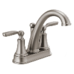 Delta Faucet WoodHurst 2532LF-SSMPU 1/2-14 NPSM 2 Handle Bathroom Faucet