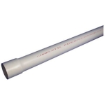 Charlotte Pipe PVC04015B0800 1-1/2 in 20 ft White Bell End PVC Pipe