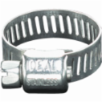 Ideal Clamp Products Micro-Gear 6260653 5/16 - 7/8 in Stainless steel Worm Gear Hose Clamp