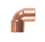 Elkhart Prod Corp 107CX038 3/8 in Copper x Copper Copper 90 deg Copper Elbow