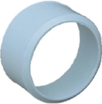 Normandy Products Company V-3033 3 in Slip x Hub White Sewer Bushing Adapter Sleeve