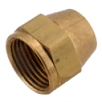 Anderson Metals 754014-04 1/4 in Flare Brass 45 deg Flared Short Nut