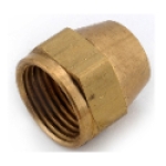 Anderson Metals 754014-08 1/2 in Flare Brass 45 deg Flared Short Nut