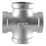 LDR STZ 311 CR-12 1/2 in Galvanized Material Pipe Cross