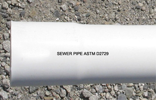 Heritage Plastics 400GRNSWR 4 in Solvent Weld 10 ft PVC Solid Pressure Pipe