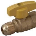 Brasscraft PSSC-60 5/8 in x 3/4 in Flare x FIP Forged Brass Gas Ball Valve