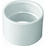 Charlotte Pipe PVC 00100 1600HA 6 in Hub PVC DWV Coupling