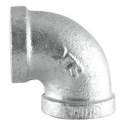 LDR STZ 311 E90-18 1/8 in Iron Galvanized Standard 90 deg Pipe Elbow