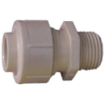 Mueller Industries B&K™ 161-103 1/2 in Male Pipe Thread x Compression PVC Push-Fit Adapter