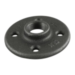 LDR STZ 310 F-12 1/2 in Black Iron Pipe Flange