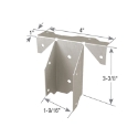 MiTek® RR 4 in 3-3/8 in 18 ga Ridge Rafter Support