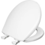 Bemis 730EC 16-15/16 In Round White Toilet Seat